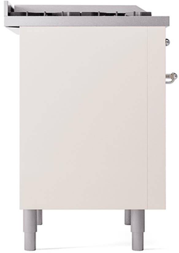 Ilve UP36FQNMPAWCLP Antique White With Chrome Trim, Lp