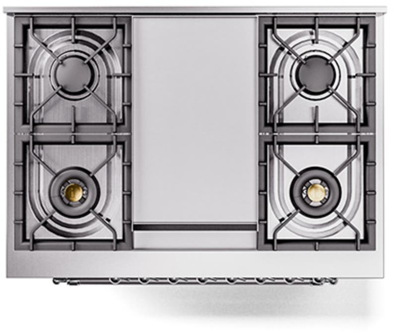 Ilve UP36FQNMPBUC Burgundy With Chrome Trim