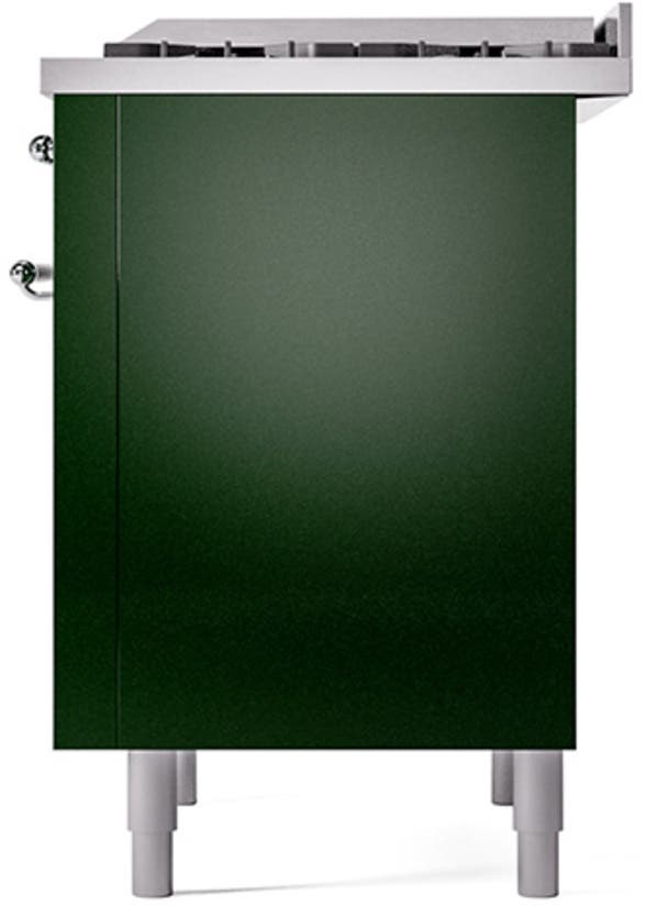 Ilve UP36FQNMPEGCLP Emerald Green With Chrome Trim, Lp