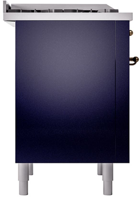 Ilve UP36FQNMPMBB Midnight Blue With Bronze Trim