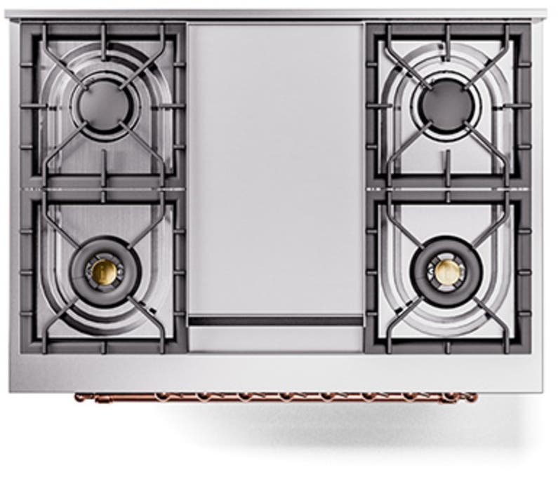 Ilve UP36FQNMPMBP Midnight Blue With Copper Trim