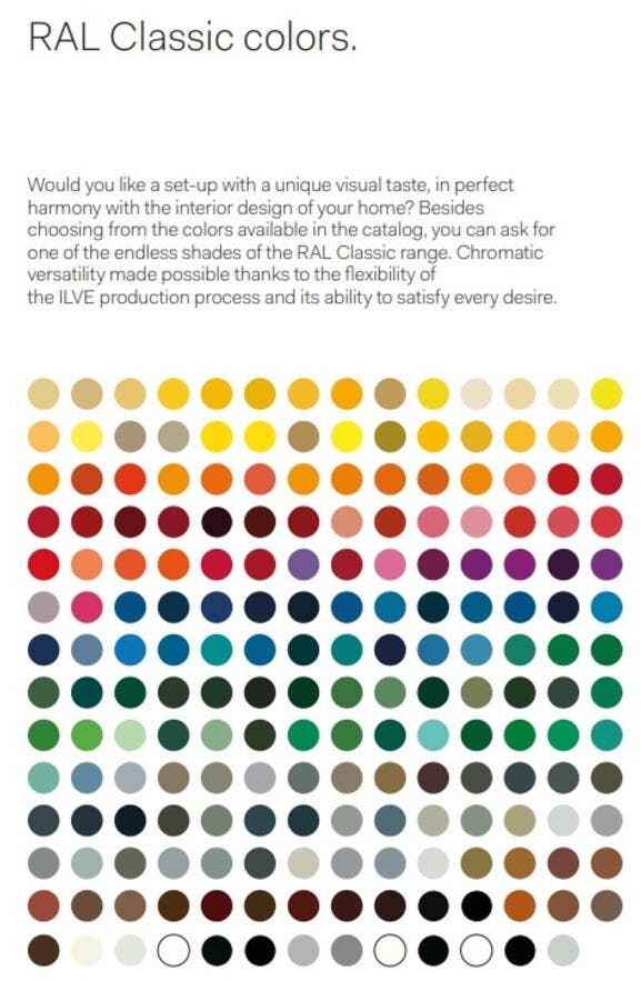 Ilve UP36FQNMPRABLP Ral Custom Color With Bronze Knobs, Liquid Propane