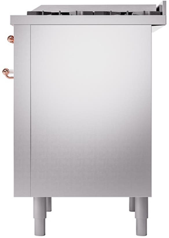 Ilve UP36FQNMPSSP Stainless Steel With Copper Trim