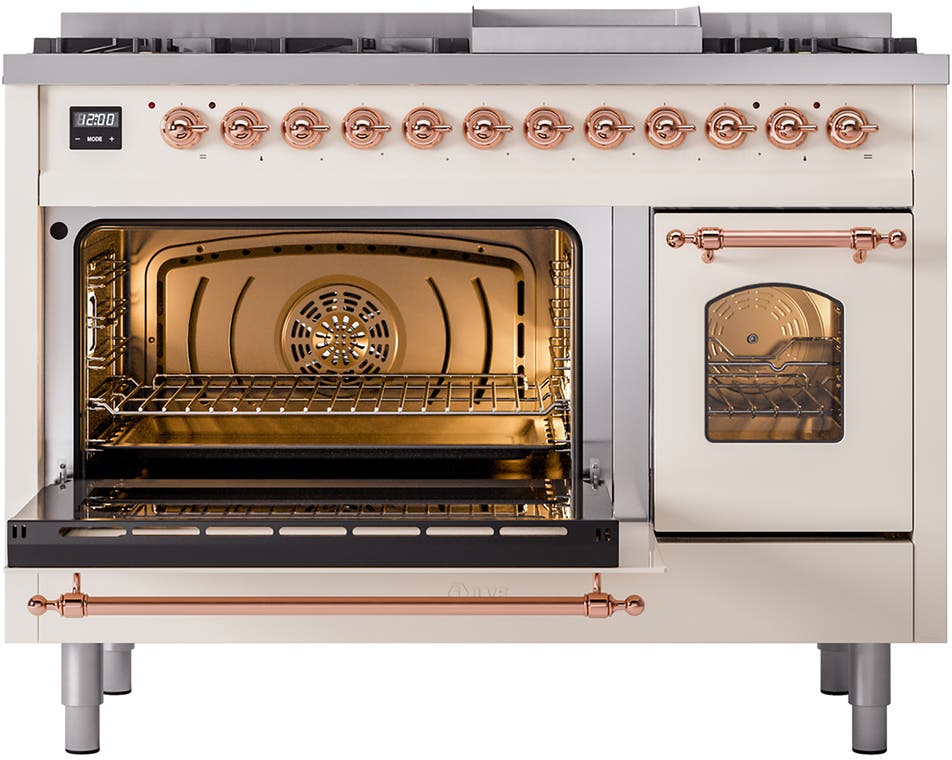 Ilve UP48FNMPAWP Antique White Copper