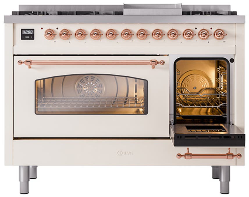 Ilve UP48FNMPAWP Antique White Copper