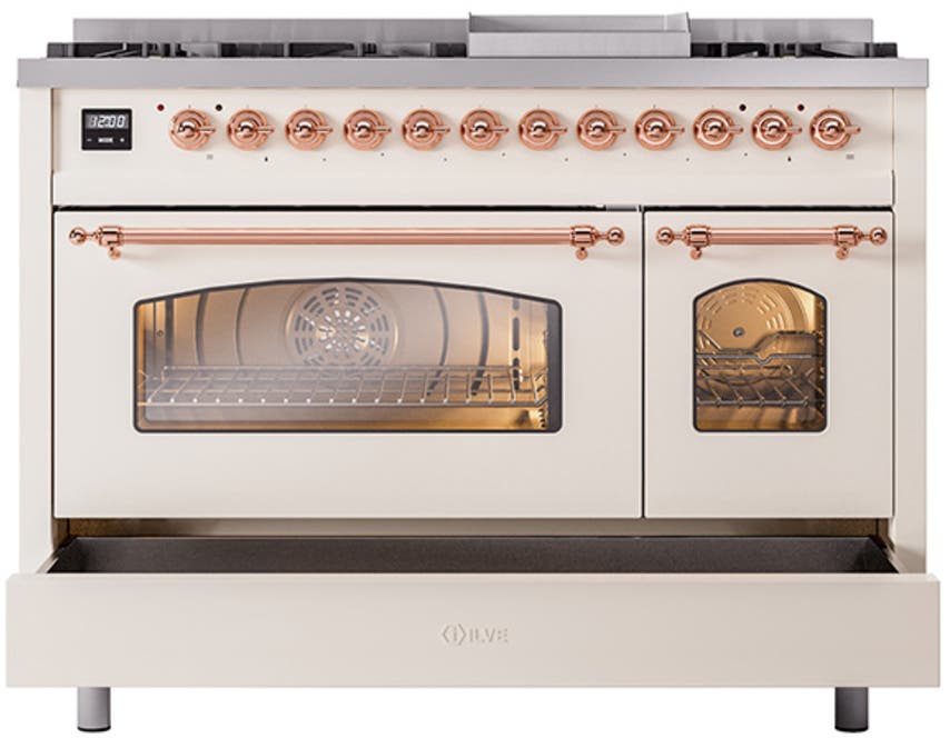 Ilve UP48FNMPAWP Antique White Copper