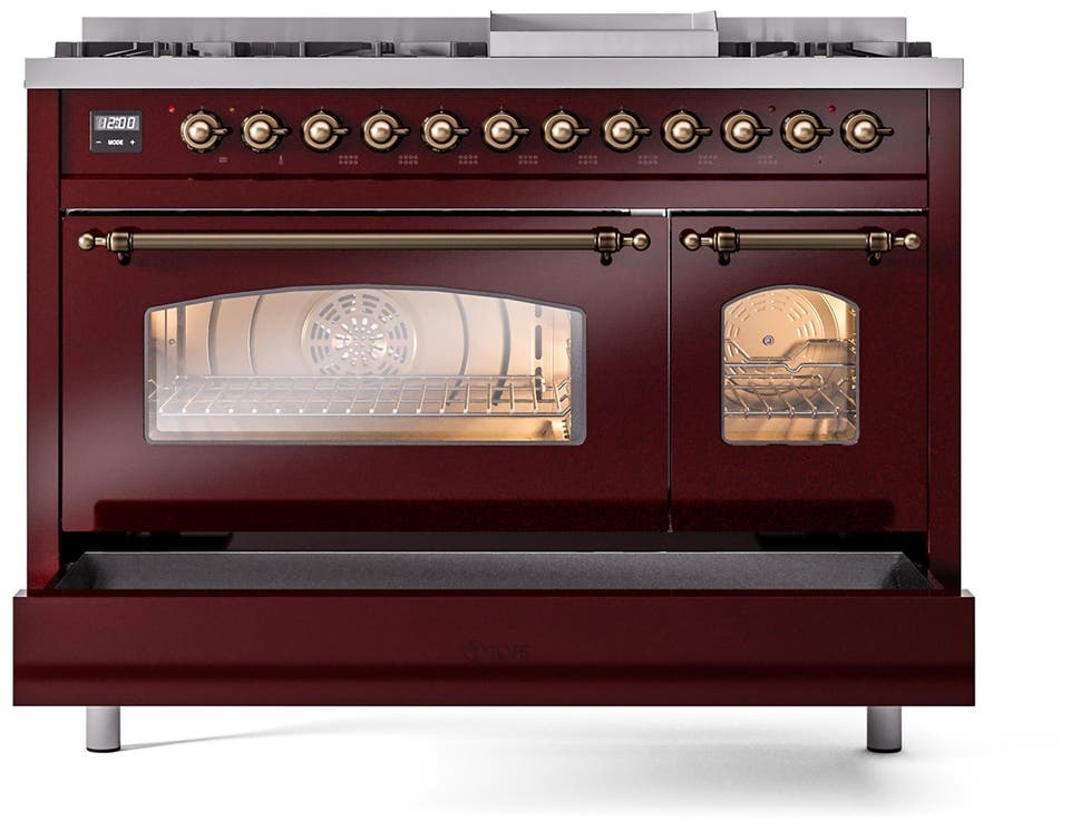 Ilve UP48FNMPBUB Burgundy Burnt