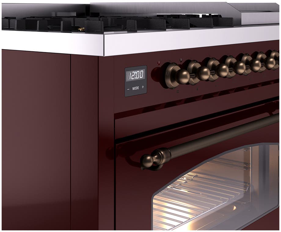 Ilve UP48FNMPBUB Burgundy Burnt