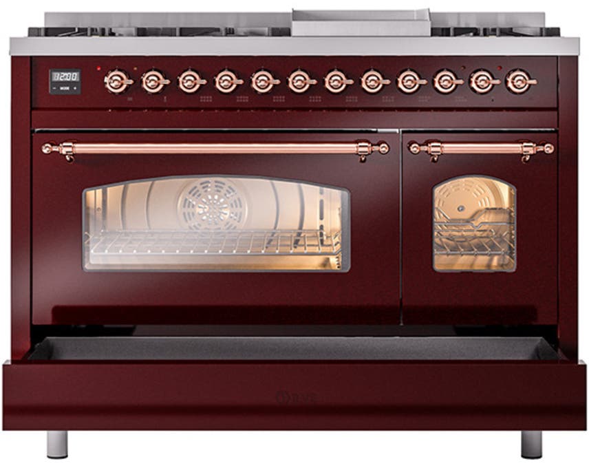 Ilve UP48FNMPBUP Burgundy Copper