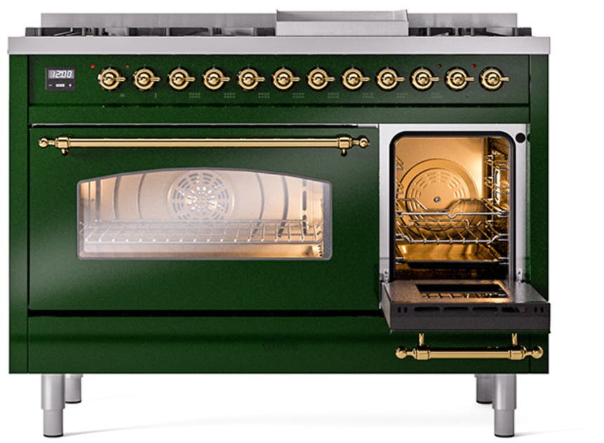 Ilve UP48FNMPEGG Emerald Green Brass