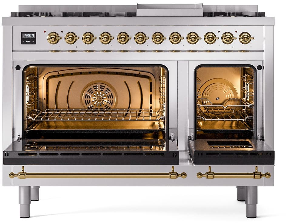 Ilve UP48FNMPSSG Stainless Steel Brass