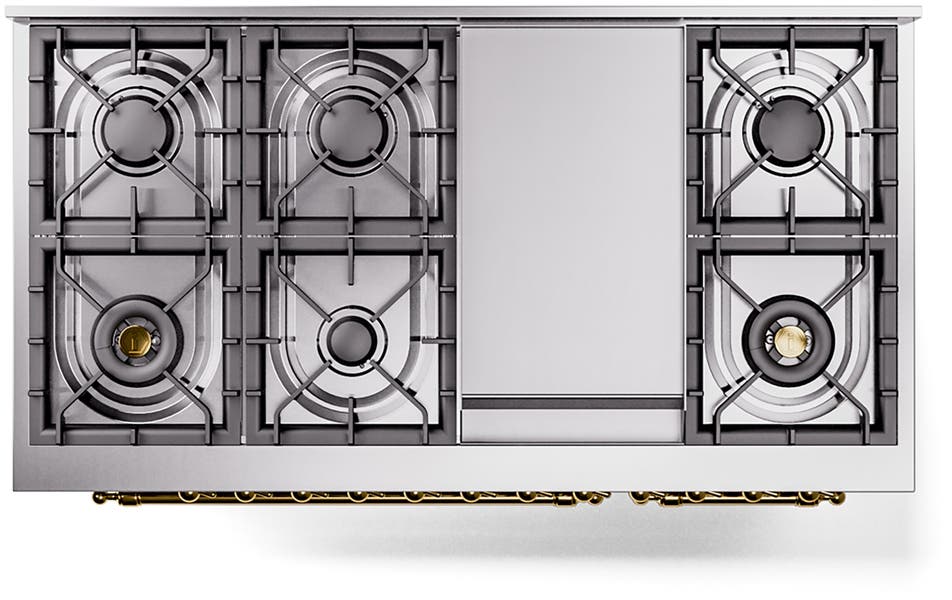 Ilve UP48FNMPSSG Stainless Steel Brass
