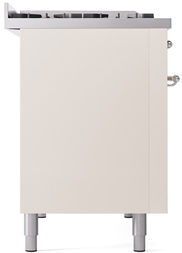 Ilve UP48FQNMPAWC Antique White With Chrome Trim