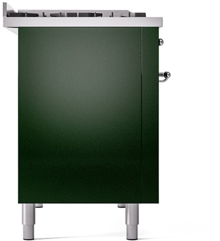 Ilve UP48FQNMPEGCLP Emerald Green With Chrome Trim, Lp