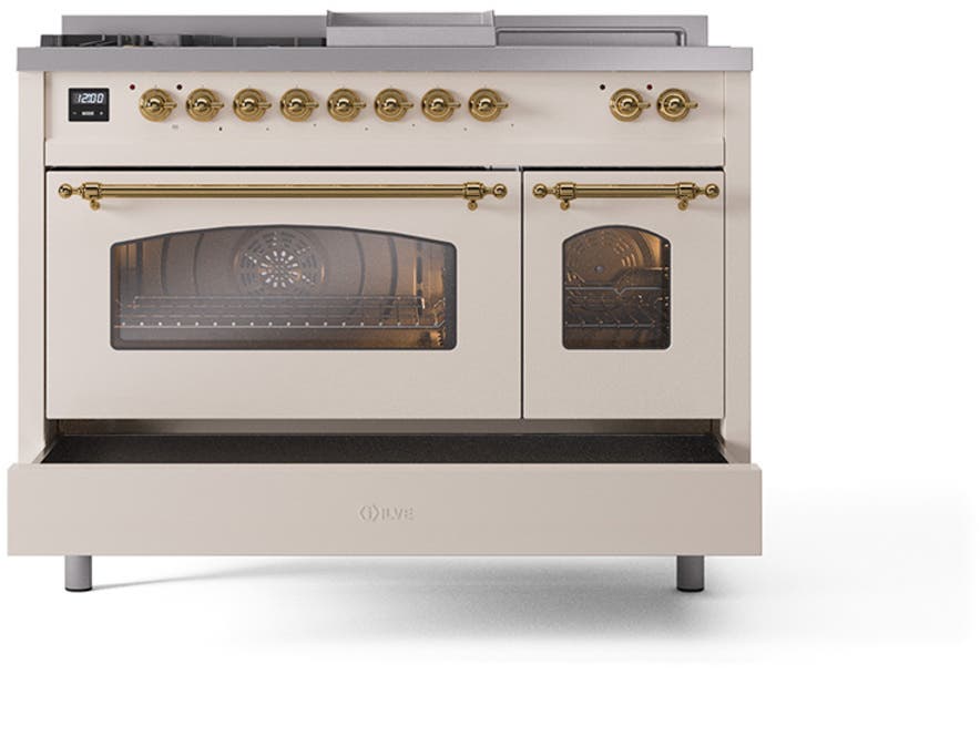 Ilve UP48FSNMPAWG Antique White Brass
