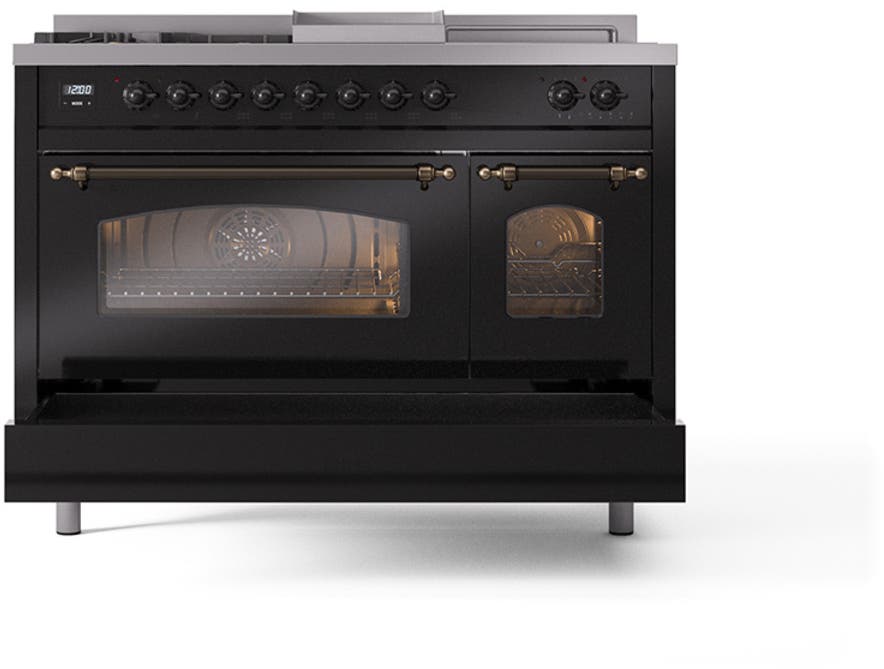 Ilve UP48FSNMPBKB Black Burnt
