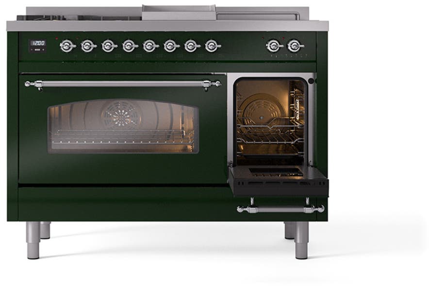 Ilve UP48FSNMPEGCLP Emerald Green With Chrome Trim, Lp