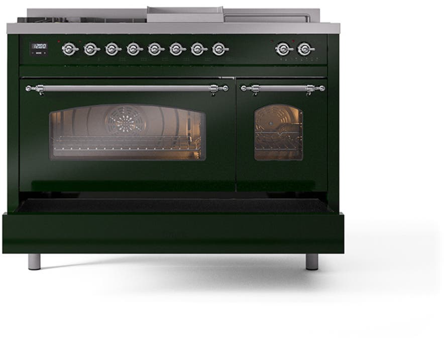 Ilve UP48FSNMPEGCLP Emerald Green With Chrome Trim, Lp