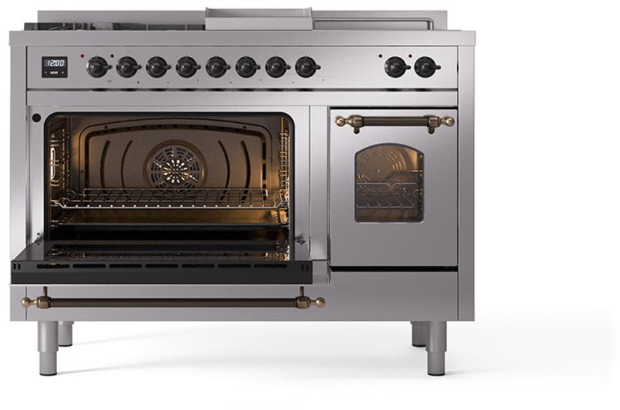 Ilve UP48FSNMPSSB Stainless Steel Burnt