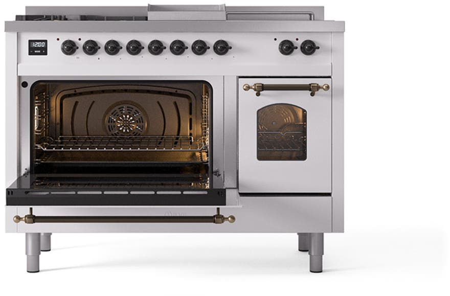 Ilve UP48FSNMPWHBLP White With Bronze Trim, Lp