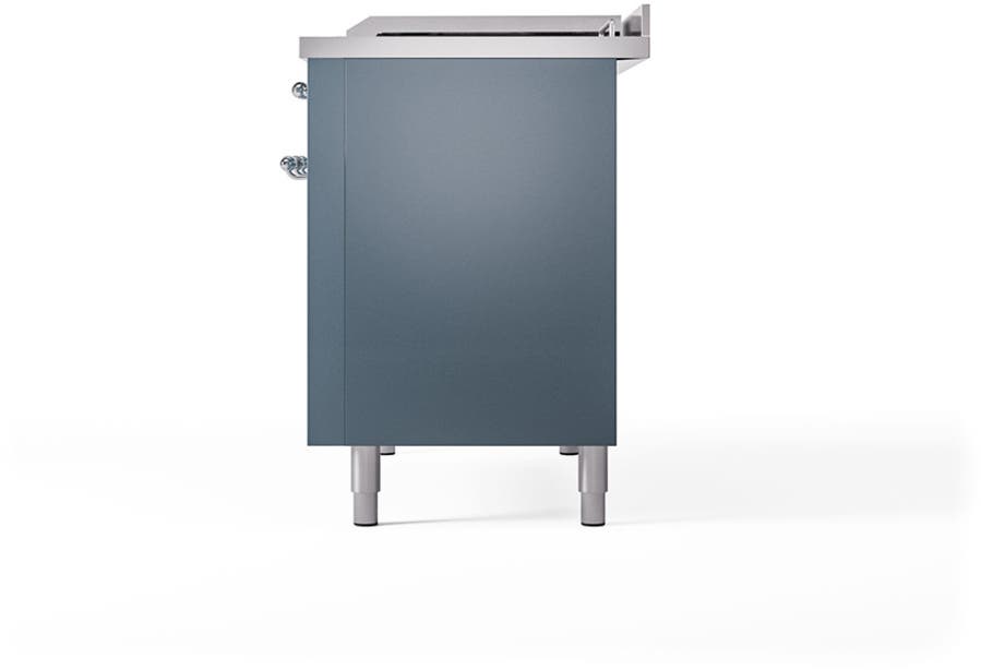 Ilve UP48FSQNMPBGC Blue Grey With Chrome Trim