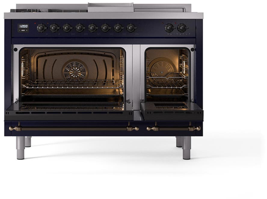 Ilve UP48FSQNMPMBBLP Midnight Blue With Bronze Trim, Lp