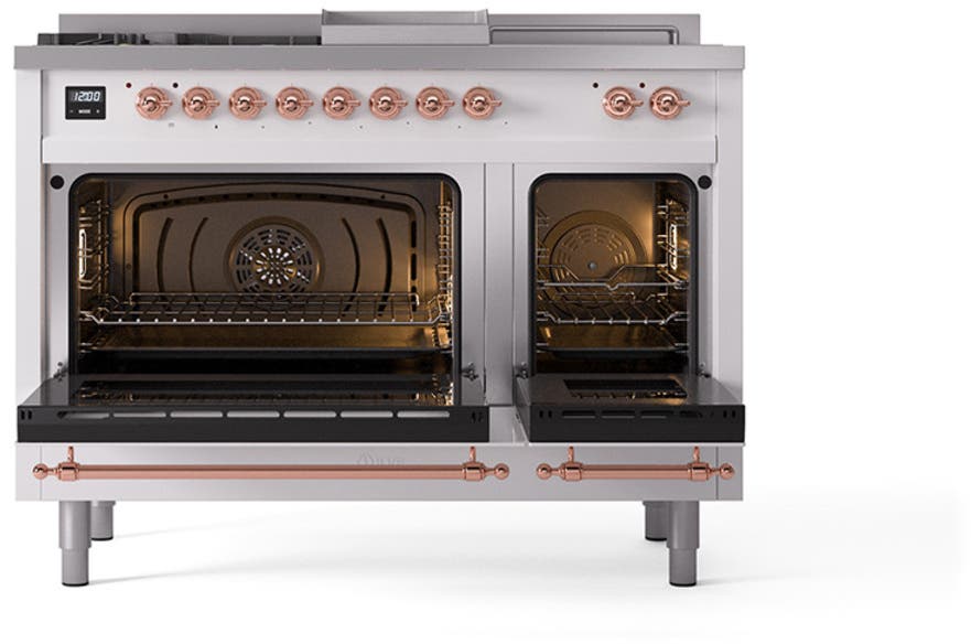 Ilve UP48FSQNMPRAP Ral Custom Color With Copper Knobs