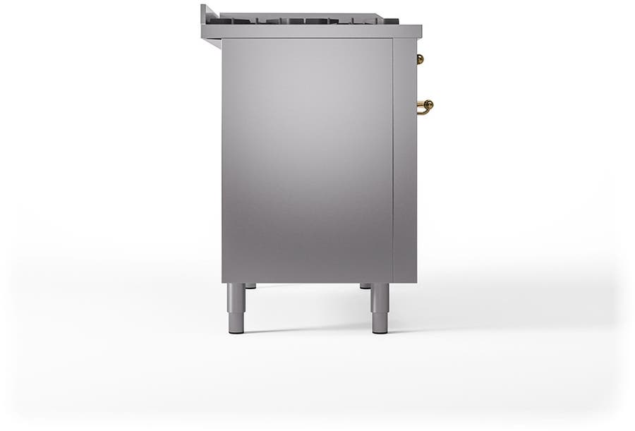 Ilve UP48FSQNMPSSGLP Stainless Steel With Brass Trim, Lp