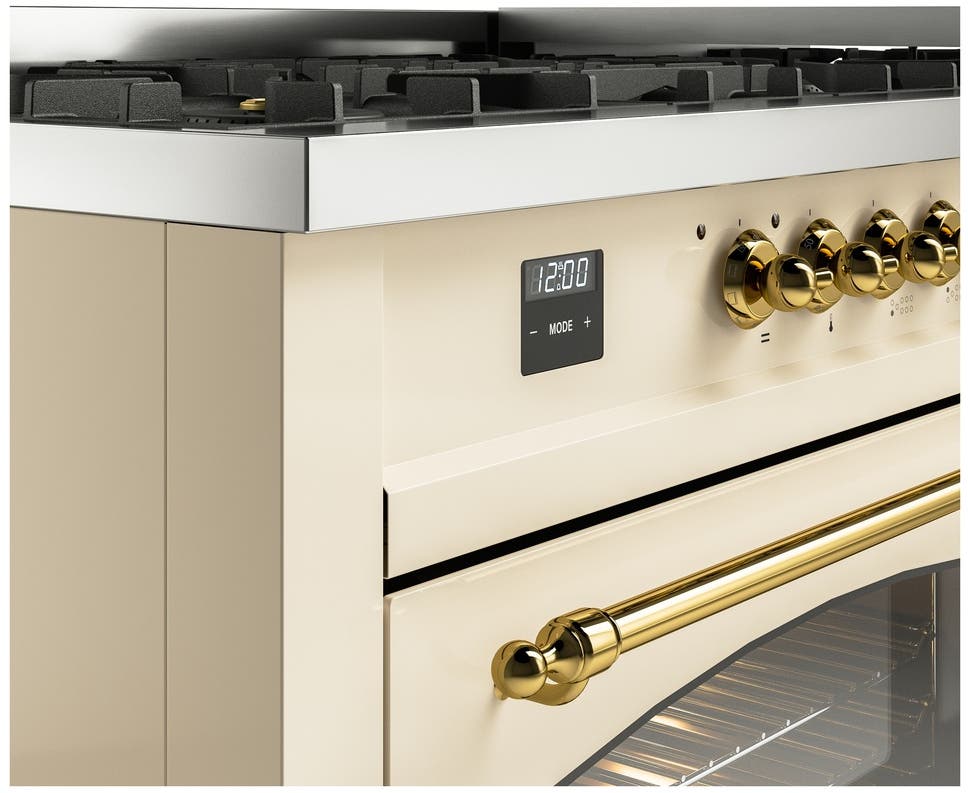 Ilve UP60FNMPAWG Antique White Brass