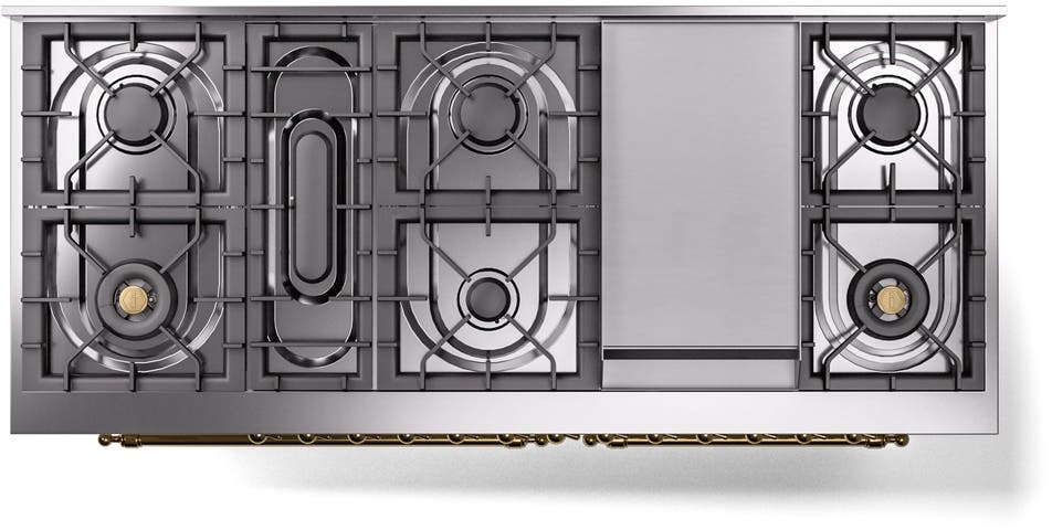 Ilve UP60FNMPAWG Antique White Brass