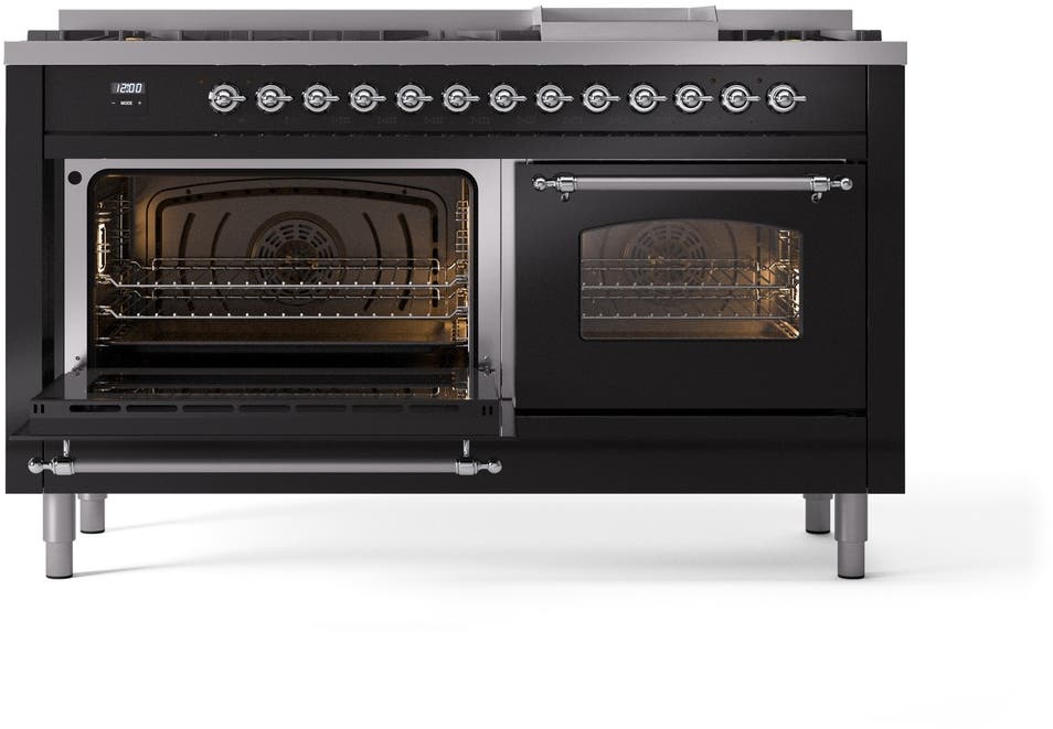 Ilve UP60FNMPBKC Black Chrome