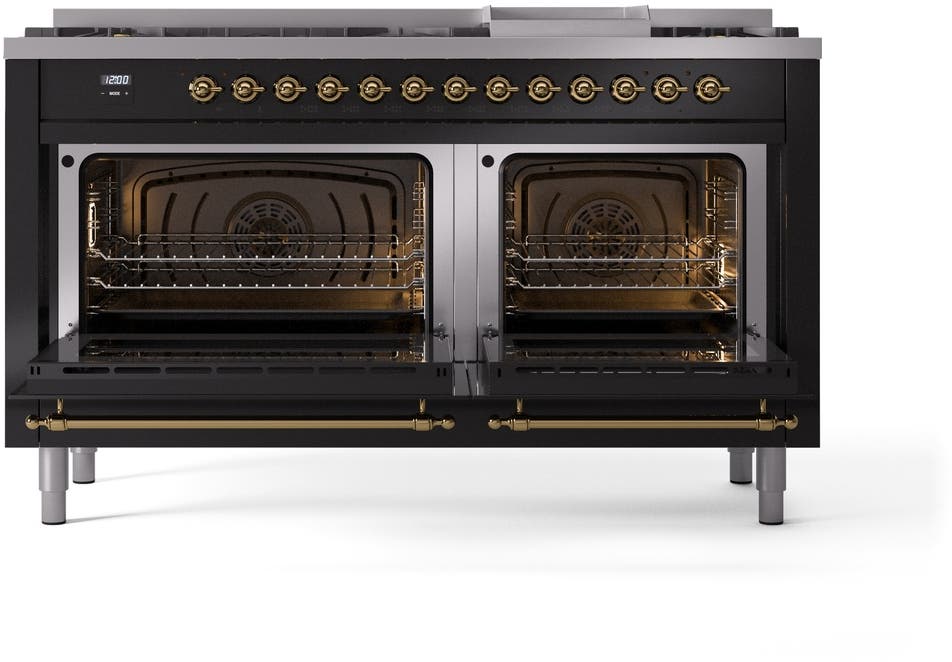 Ilve UP60FNMPBKG Black Brass