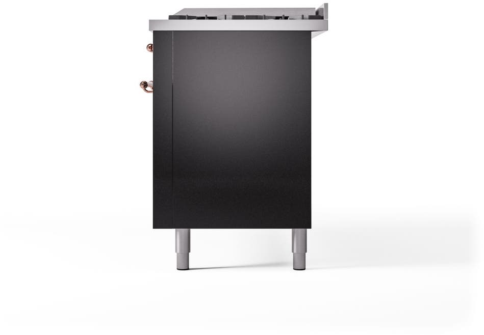 Ilve UP60FNMPBKPLP Glossy Black With Copper Trim, Lp