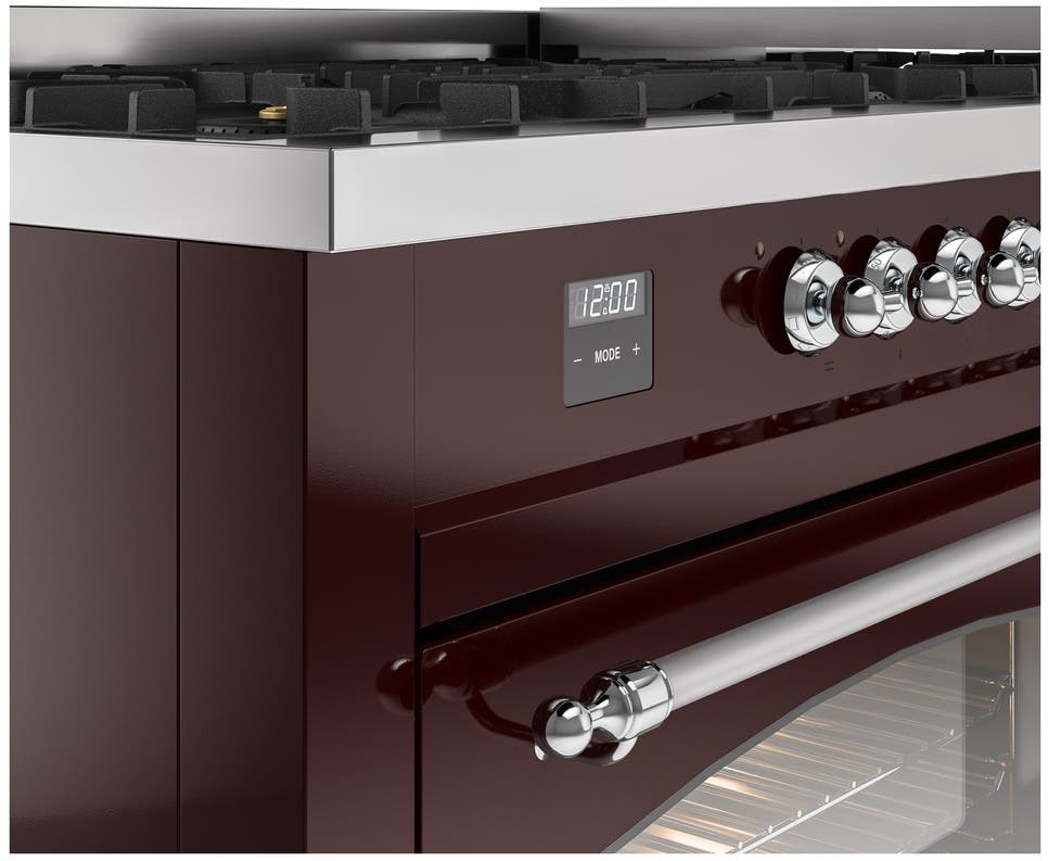 Ilve UP60FNMPBUC Burgundy Chrome