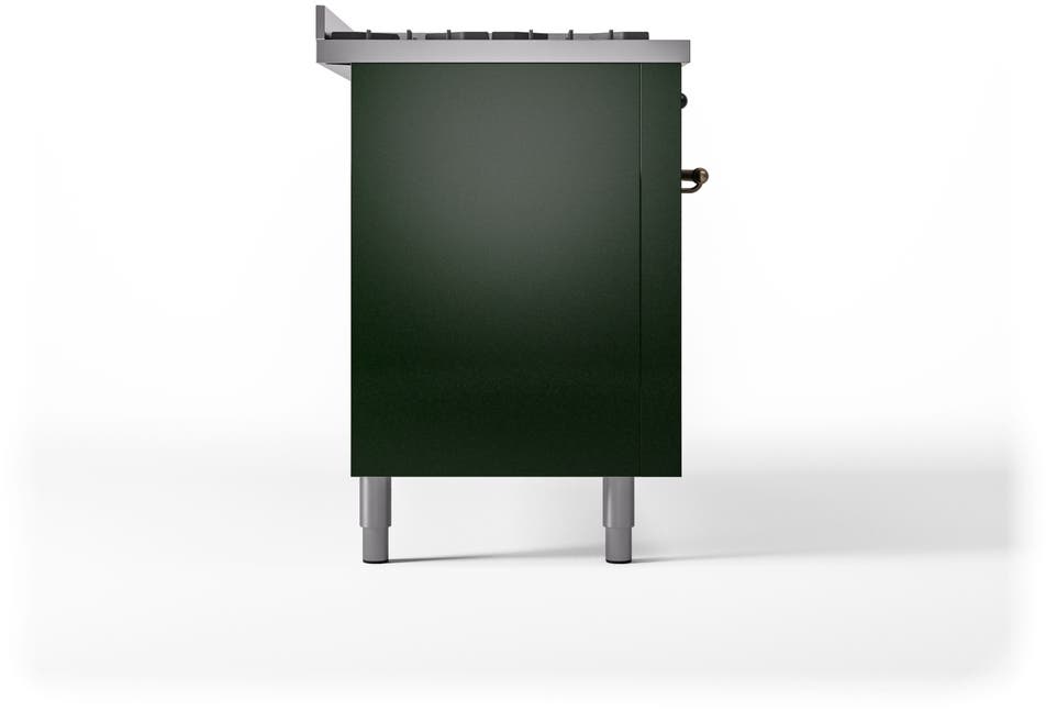 Ilve UP60FNMPEGBLP Emerald Green With Bronze Trim, Lp