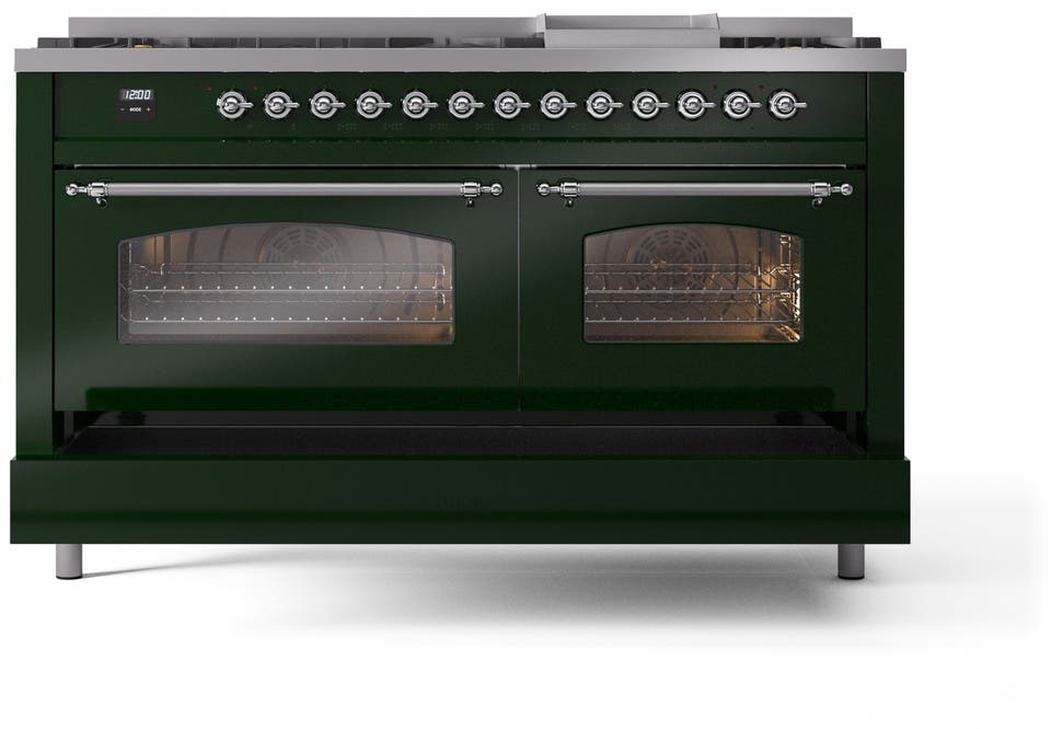 Ilve UP60FNMPEGCLP Emerald Green With Chrome Trim, Lp