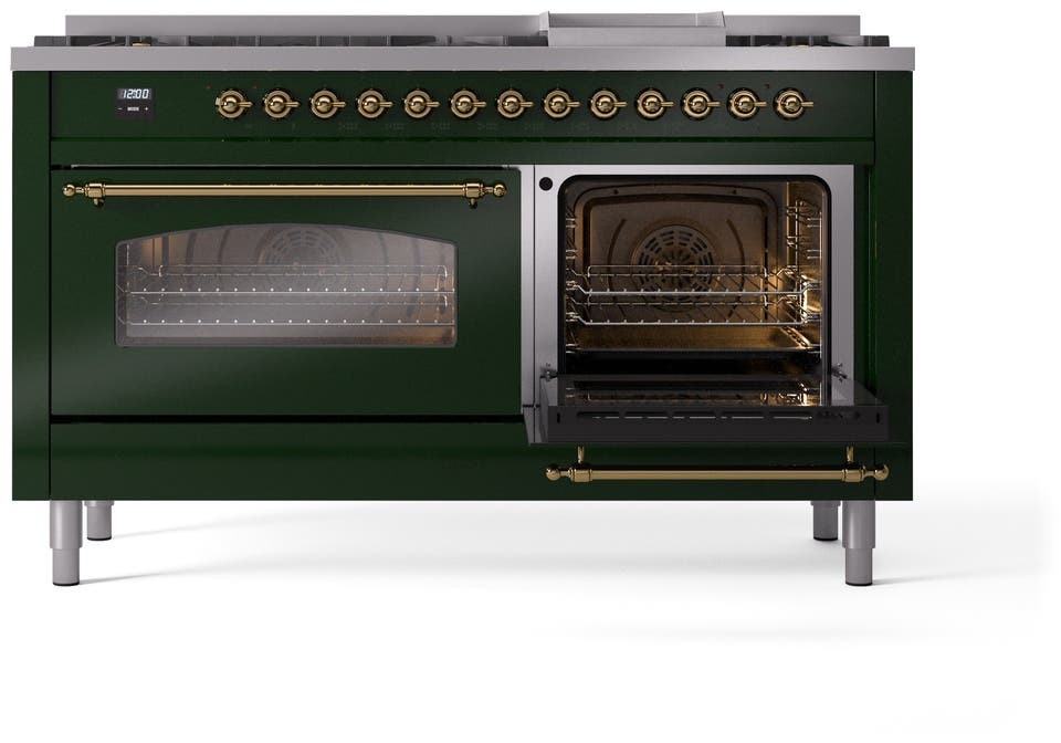 Ilve UP60FNMPEGG Emerald Green Brass