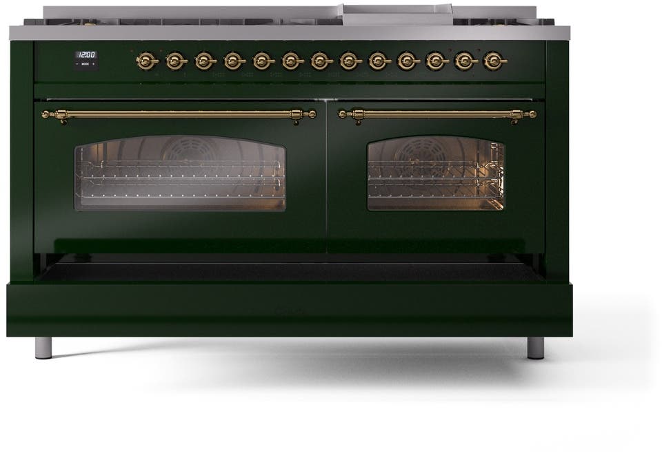Ilve UP60FNMPEGG Emerald Green Brass
