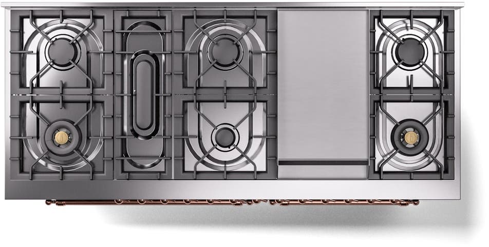 Ilve UP60FNMPEGPLP Emerald Green With Copper Trim, Lp