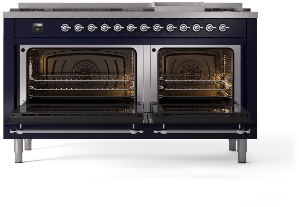 Ilve UP60FNMPMBC Midnight Blue Chrome