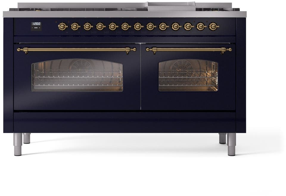Ilve UP60FNMPMBG Midnight Blue Brass