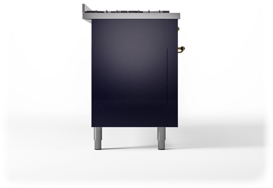 Ilve UP60FNMPMBGLP Midnight Blue With Brass Trim, Lp