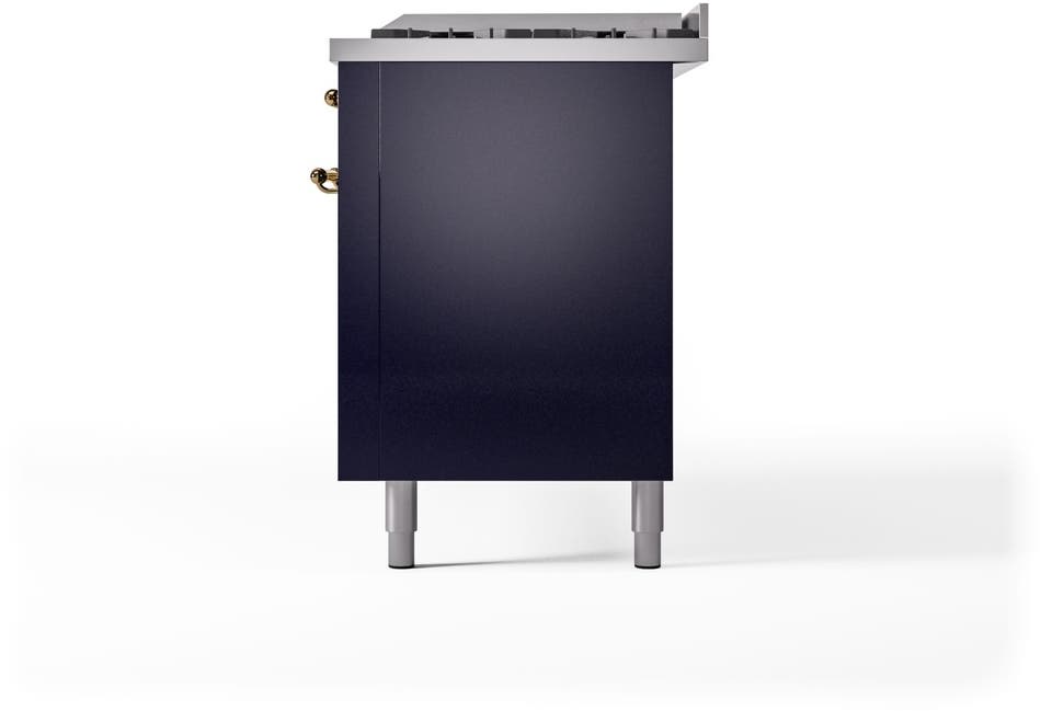 Ilve UP60FNMPMBGLP Midnight Blue With Brass Trim, Lp