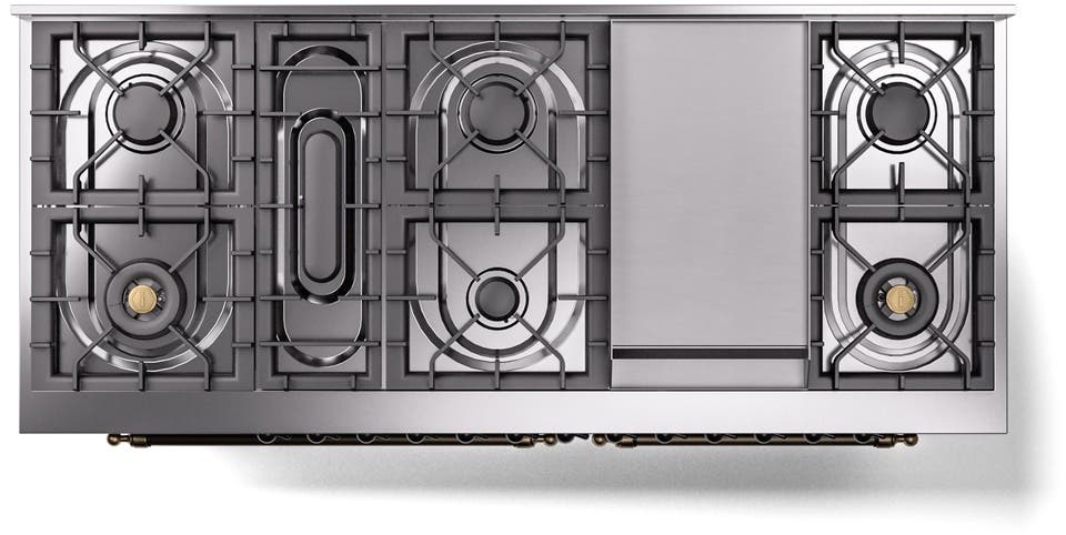 Ilve UP60FNMPMGBLP Graphite Matte With Bronze Trim, Lp