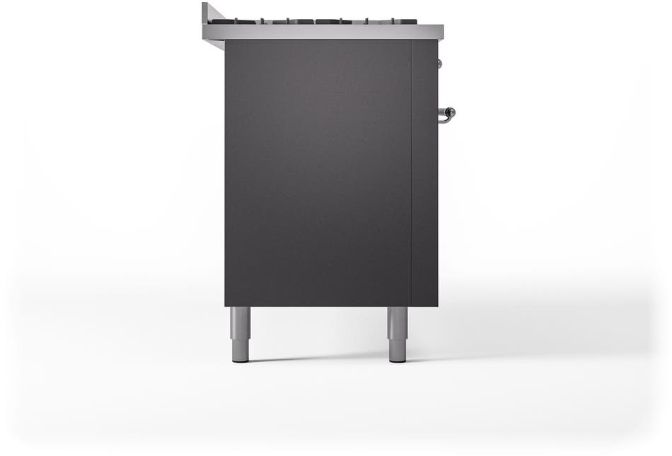 Ilve UP60FNMPMGCLP Graphite Matte With Chrome Trim, Lp