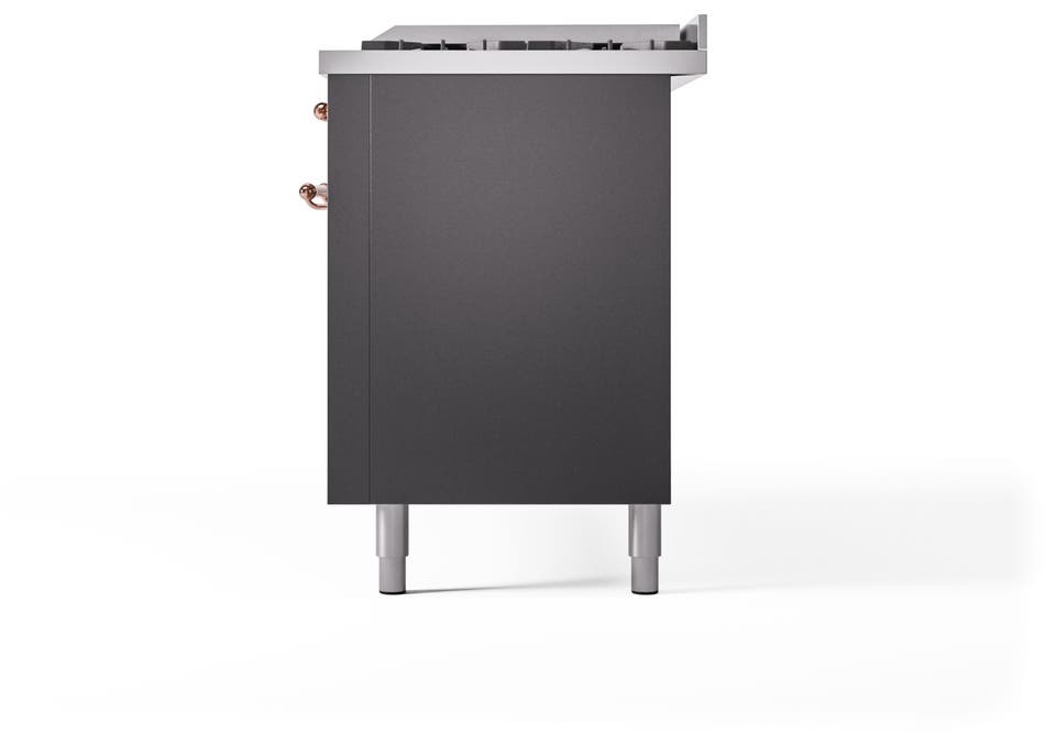 Ilve UP60FNMPMGPLP Graphite Matte With Copper Trim, Lp