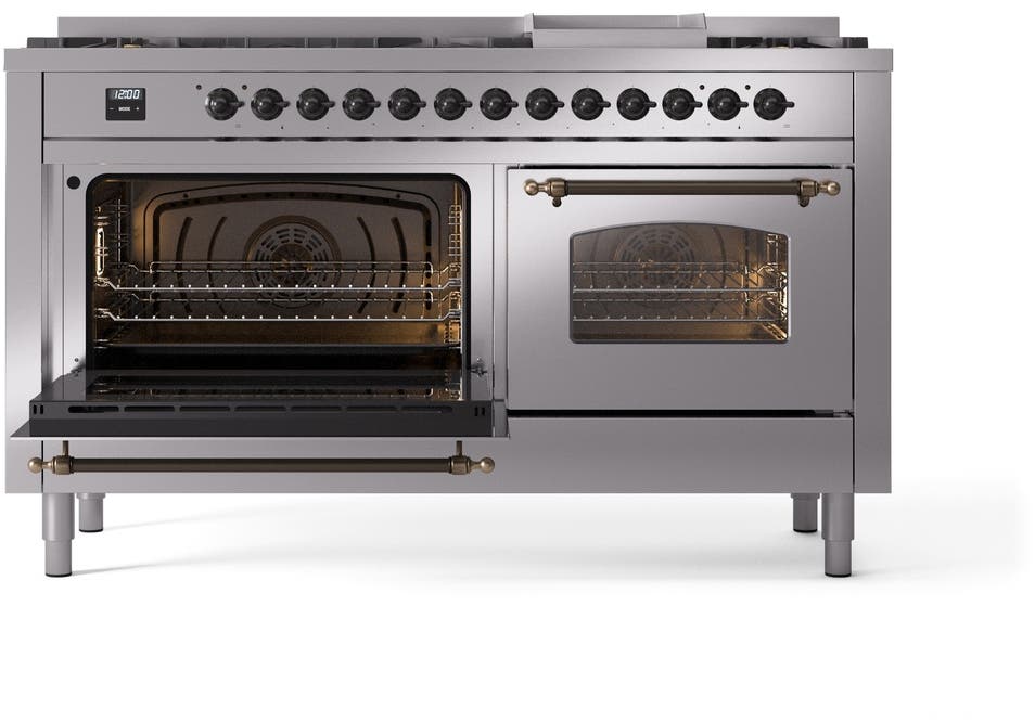 Ilve UP60FNMPSSB Stainless Steel Burnt