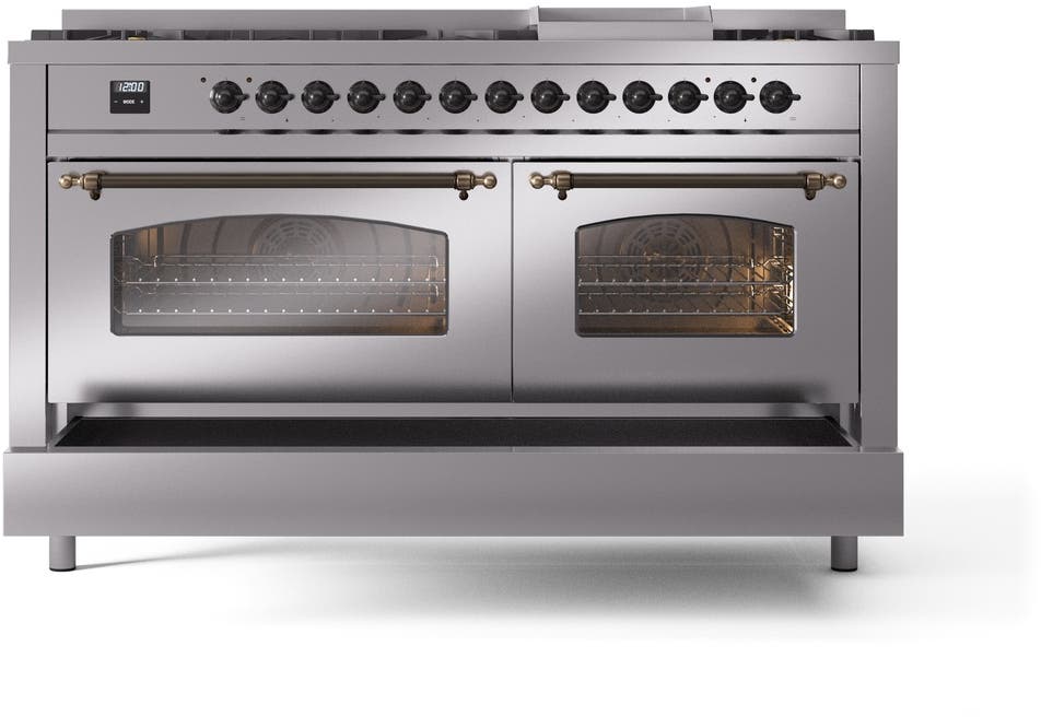 Ilve UP60FNMPSSB Stainless Steel Burnt