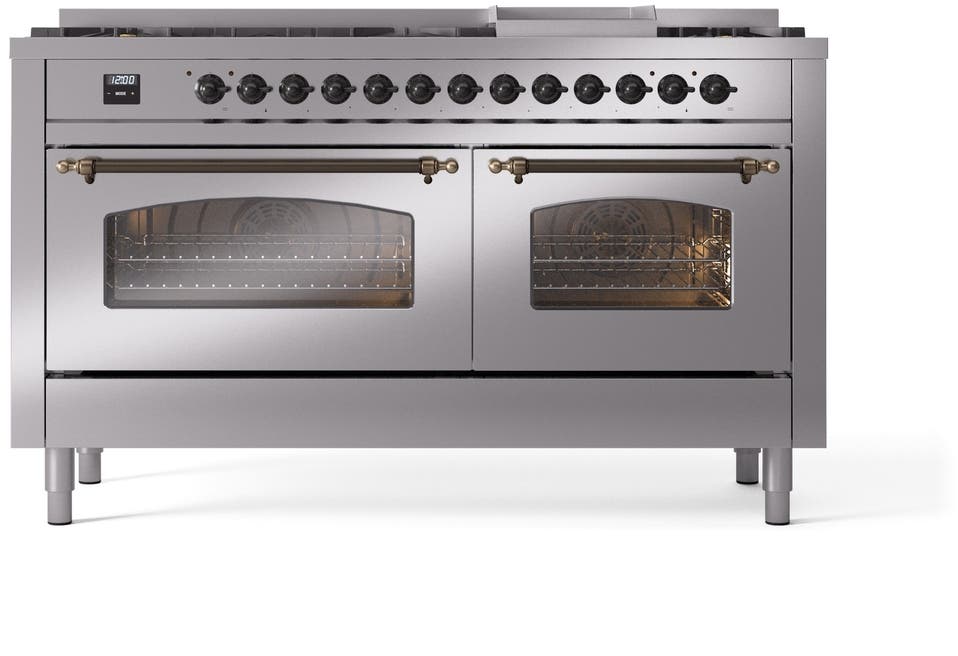 Ilve UP60FNMPSSBLP Stainless Steel With Bronze Trim, Lp