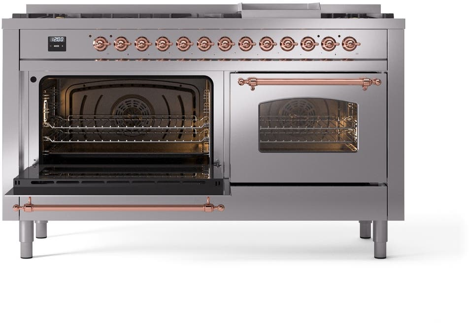 Ilve UP60FNMPSSPLP Stainless Steel With Copper Trim, Lp